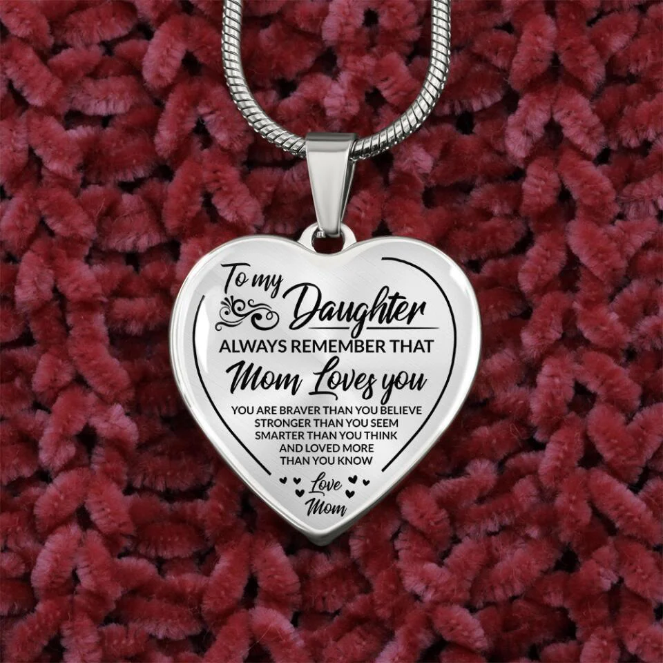 You Are Braver Than You Believe Personalized Keychain Necklace - Image 7