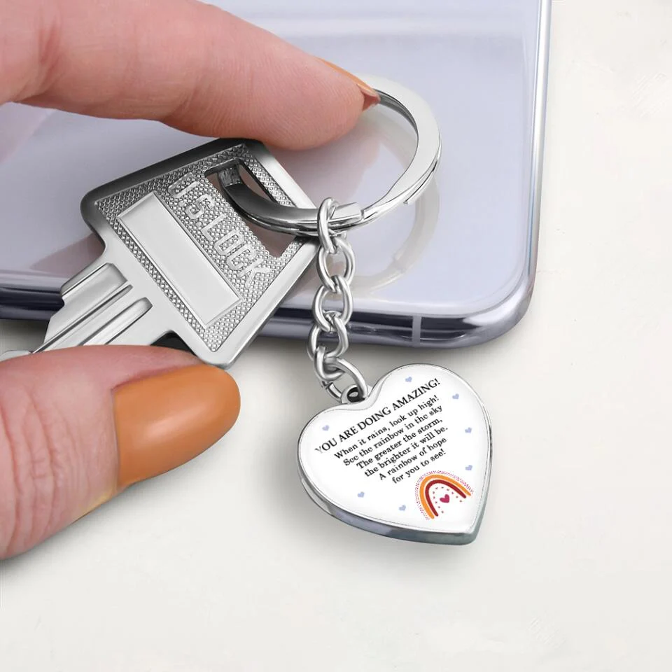 You Are Doing Amazing Heart Pendant - Image 5