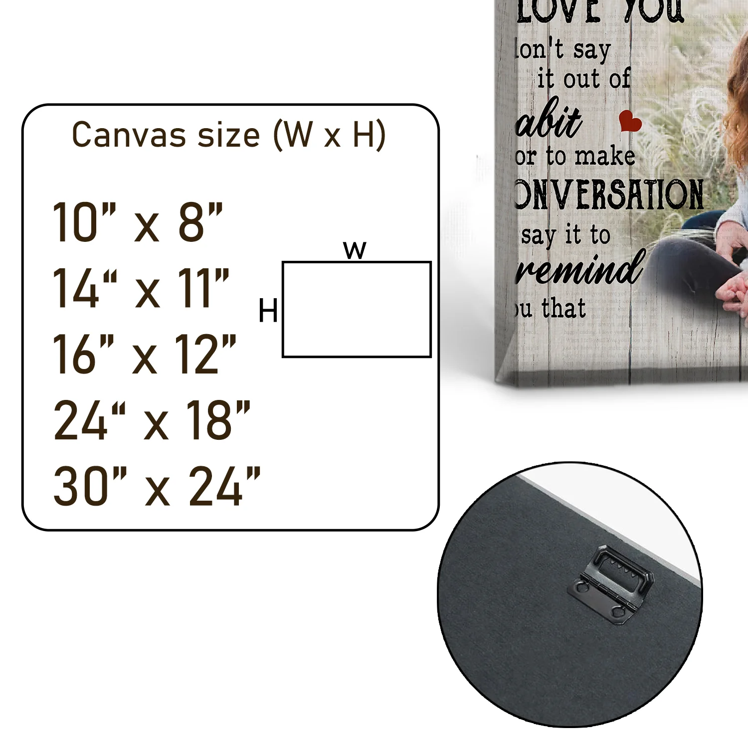 You Are The Best Thing - Personalized Canvas Prints - Gift For Wife - Image 4