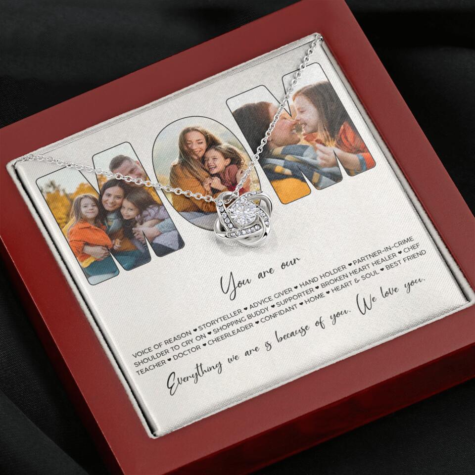 You Are Voice of Reason Storyteller Hand Holder Partner in Crime Personalized Necklace - Image 10