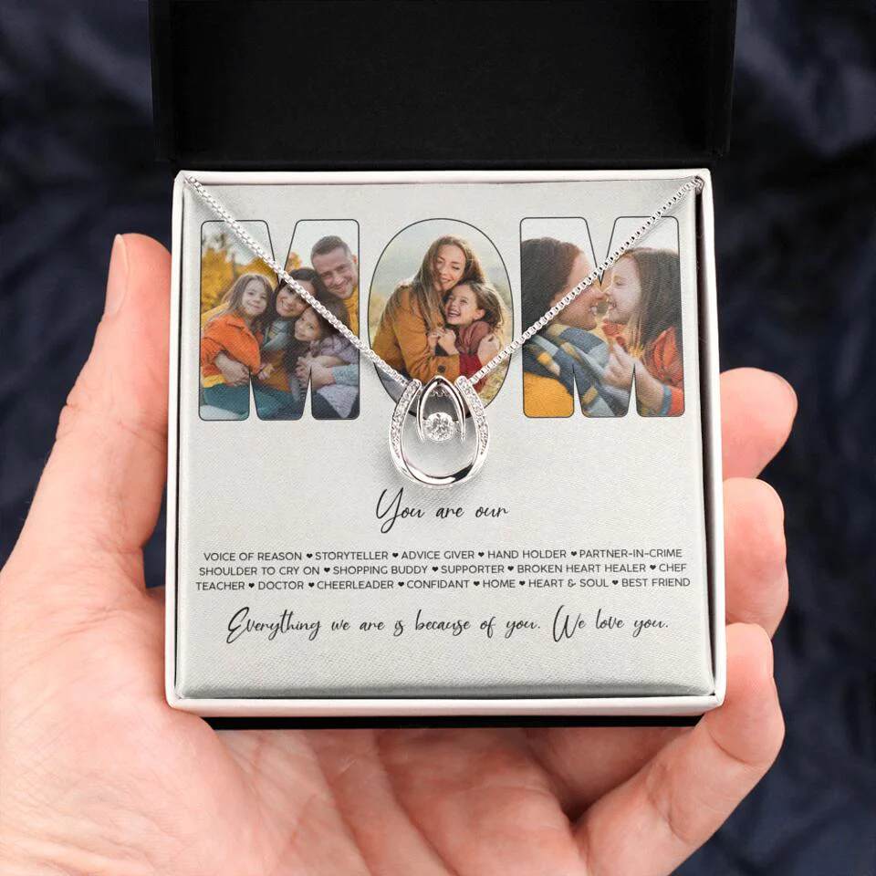 You Are Voice of Reason Storyteller Hand Holder Partner in Crime Personalized Necklace - Image 13