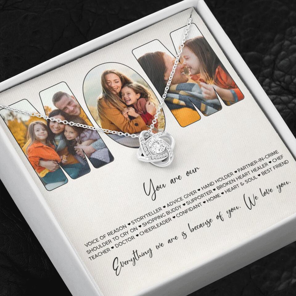 You Are Voice of Reason Storyteller Hand Holder Partner in Crime Personalized Necklace - Image 3
