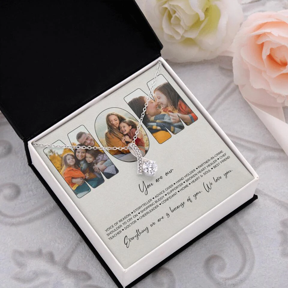 You Are Voice of Reason Storyteller Hand Holder Partner in Crime Personalized Necklace - Image 33