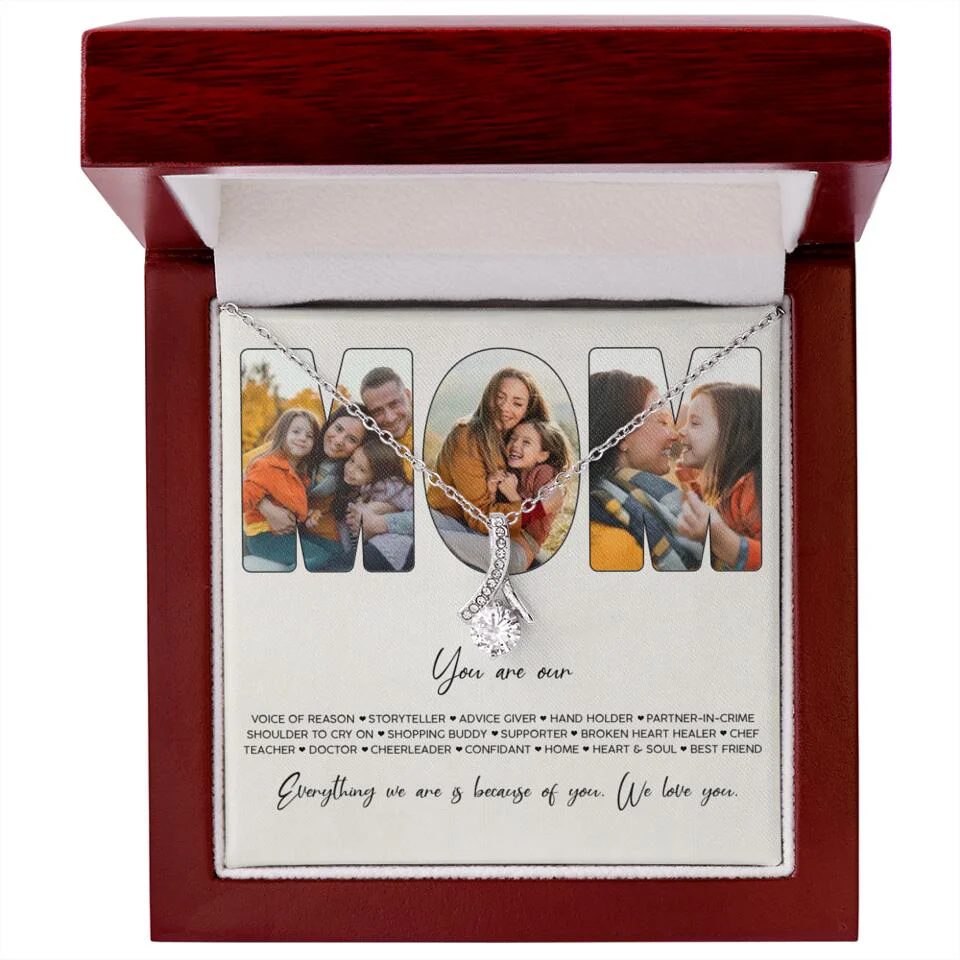 You Are Voice of Reason Storyteller Hand Holder Partner in Crime Personalized Necklace - Image 35