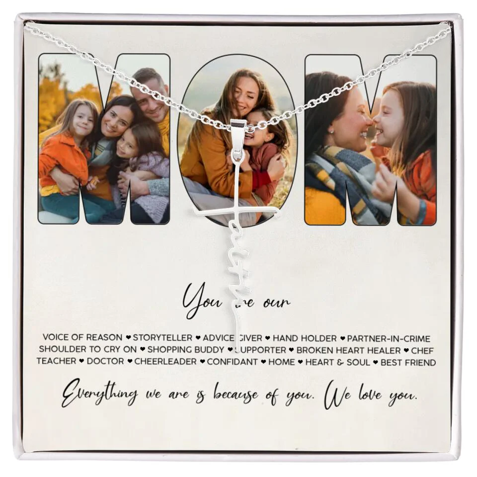 You Are Voice of Reason Storyteller Hand Holder Partner in Crime Personalized Necklace - Image 39