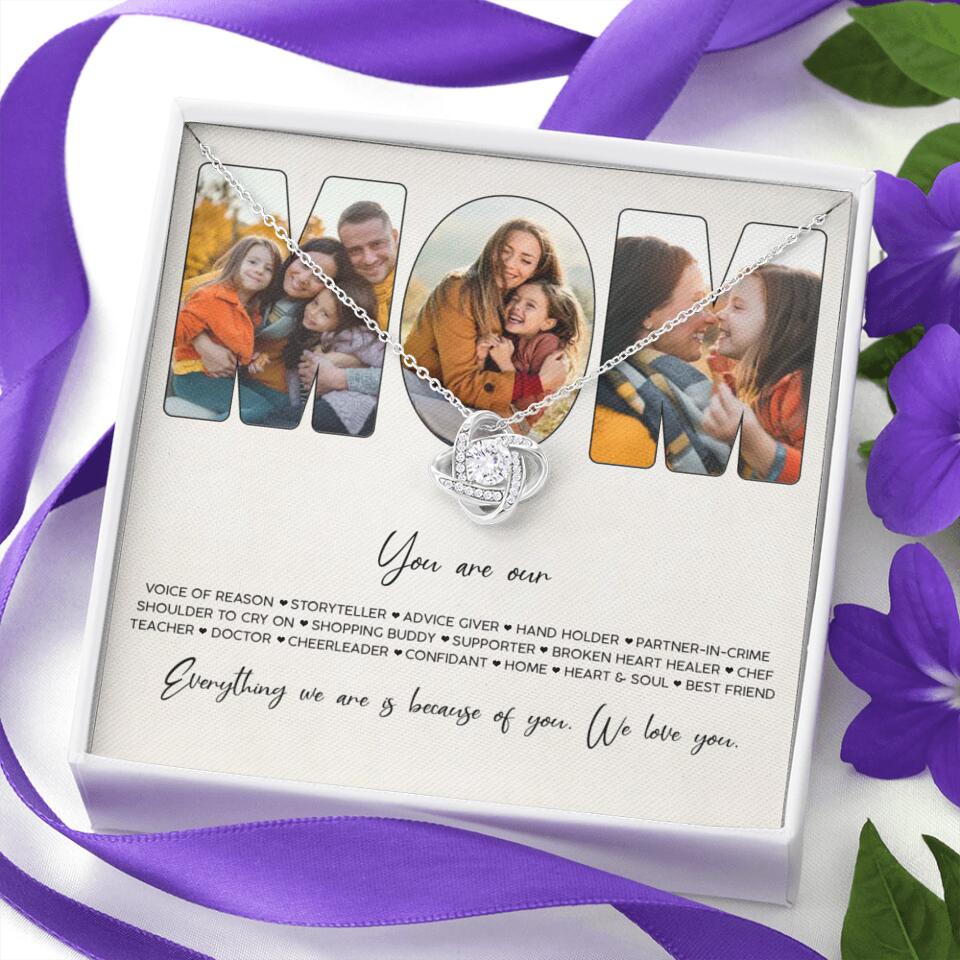 You Are Voice of Reason Storyteller Hand Holder Partner in Crime Personalized Necklace - Image 4