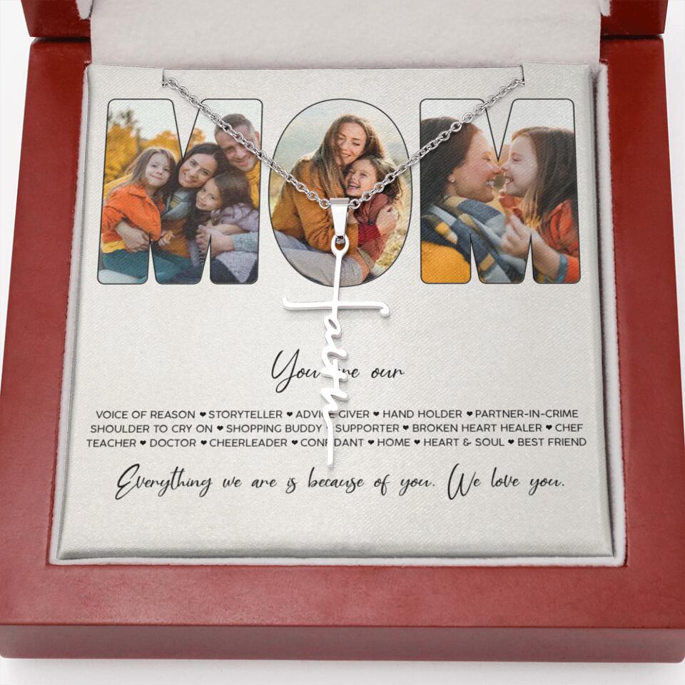 You Are Voice of Reason Storyteller Hand Holder Partner in Crime Personalized Necklace - Image 43