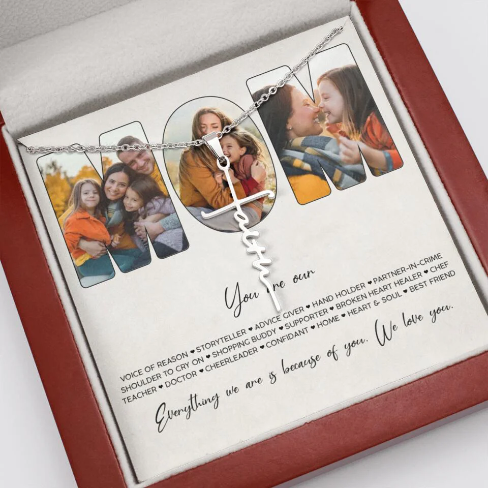 You Are Voice of Reason Storyteller Hand Holder Partner in Crime Personalized Necklace - Image 45