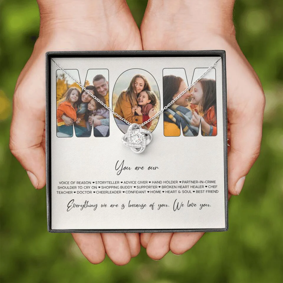 You Are Voice of Reason Storyteller Hand Holder Partner in Crime Personalized Necklace - Image 5