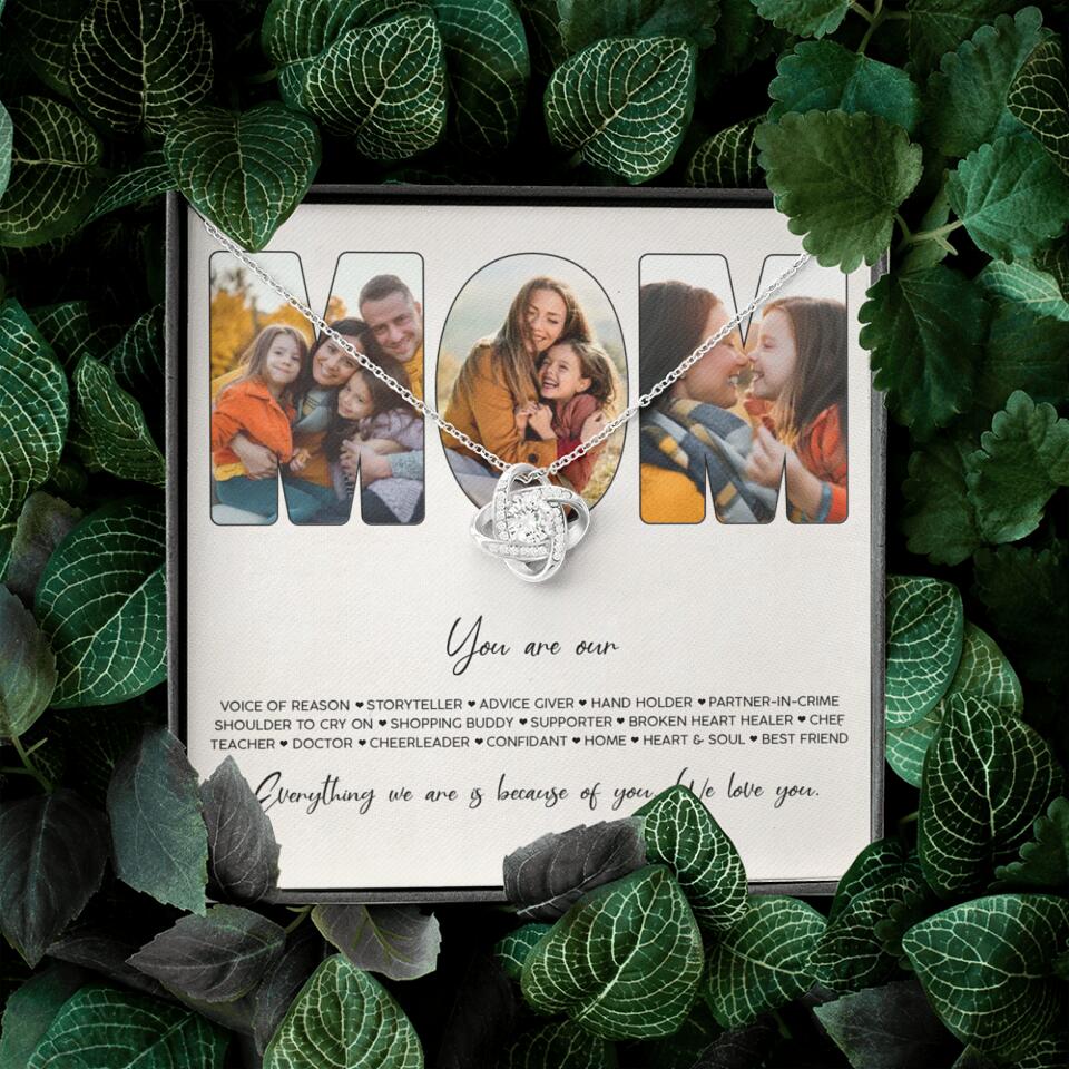 You Are Voice of Reason Storyteller Hand Holder Partner in Crime Personalized Necklace - Image 7