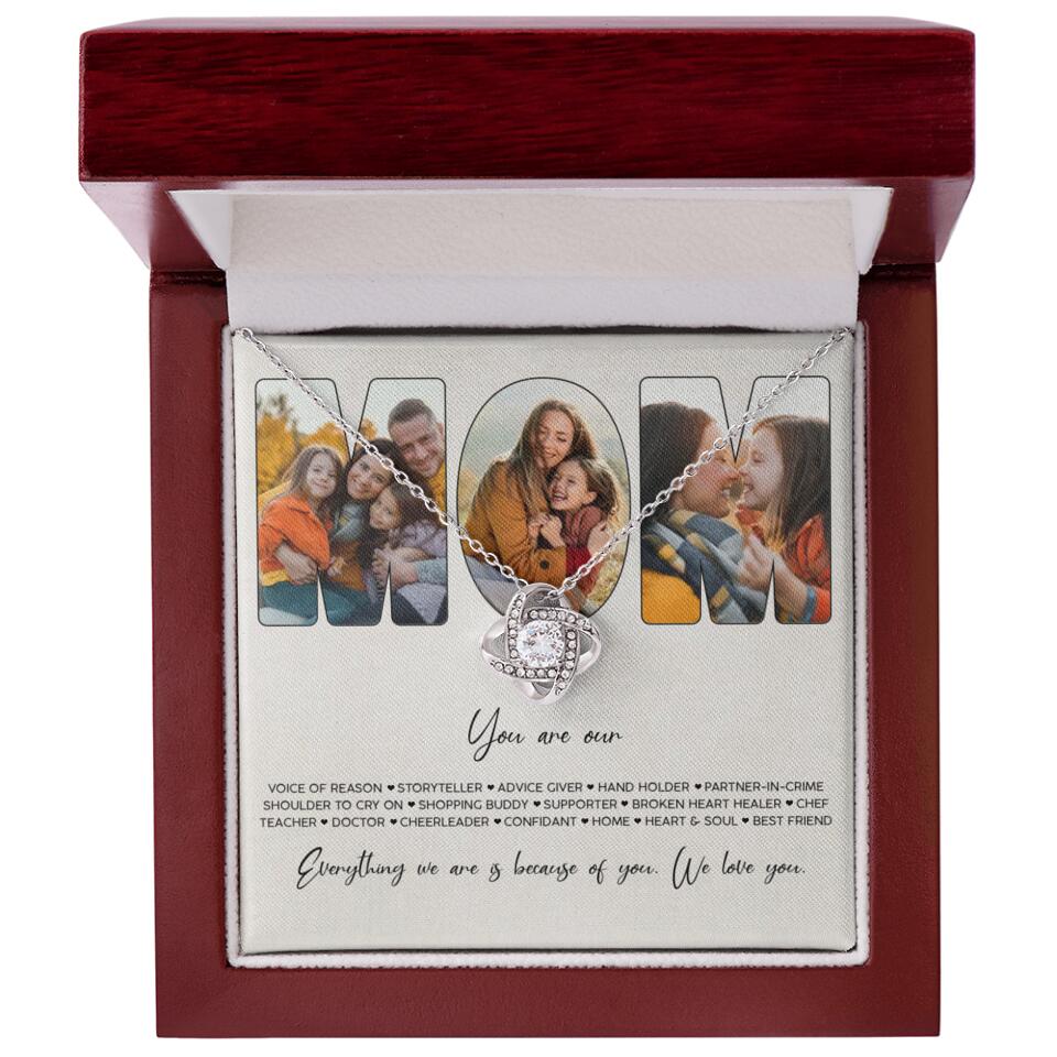 You Are Voice of Reason Storyteller Hand Holder Partner in Crime Personalized Necklace - Image 9