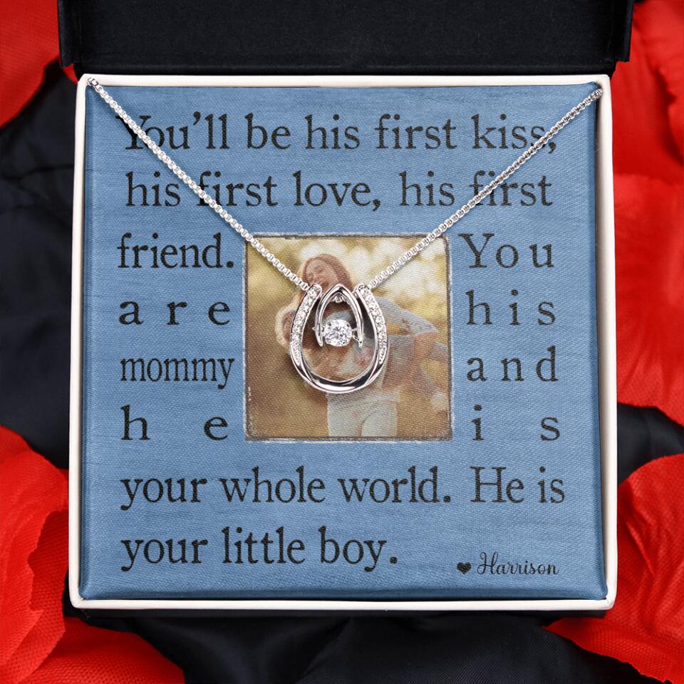 You'll Be His First Kiss He Is Your Little Boy Custom Necklace Mother's Day Gifts - Image 36