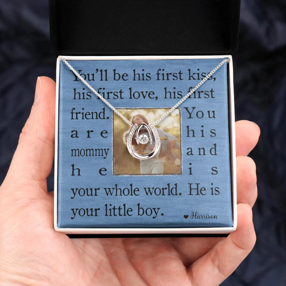 You'll Be His First Kiss He Is Your Little Boy Custom Necklace Mother's Day Gifts - Image 38