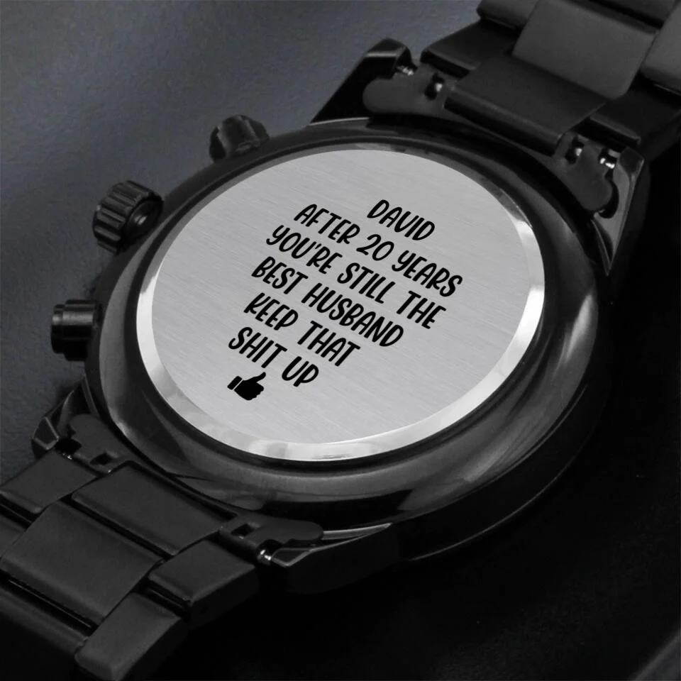 After Many Years You're Still The Best Husband - Personalized Watch - Image 3