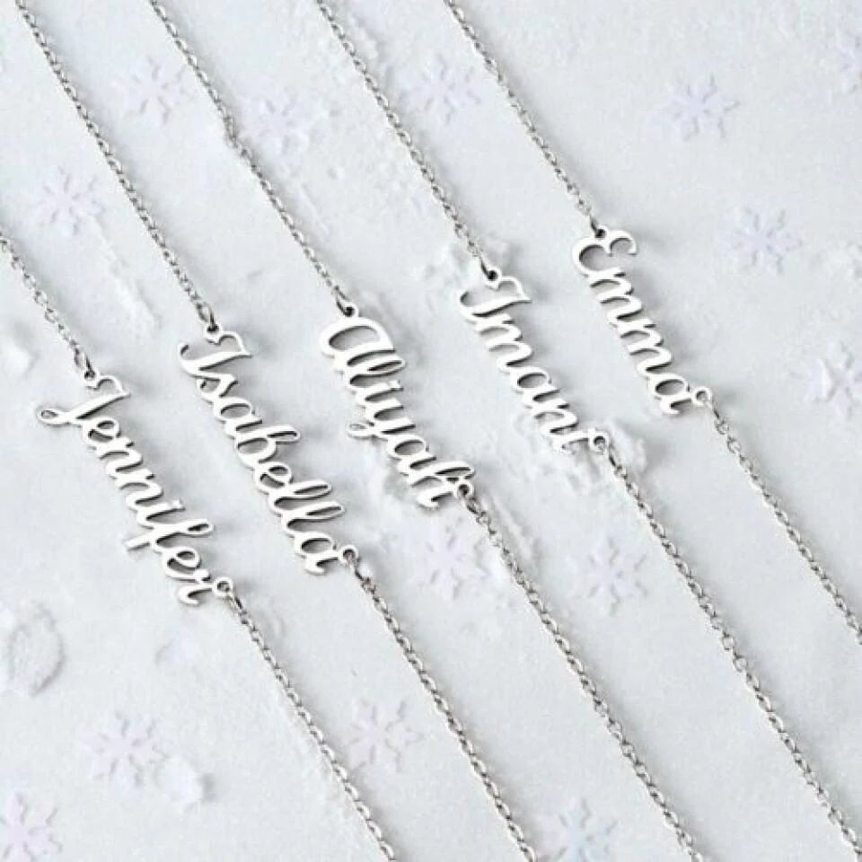 You're The Best Person To Hang Out With Custom Name Necklace Anniversary Gift For Friends - Image 8