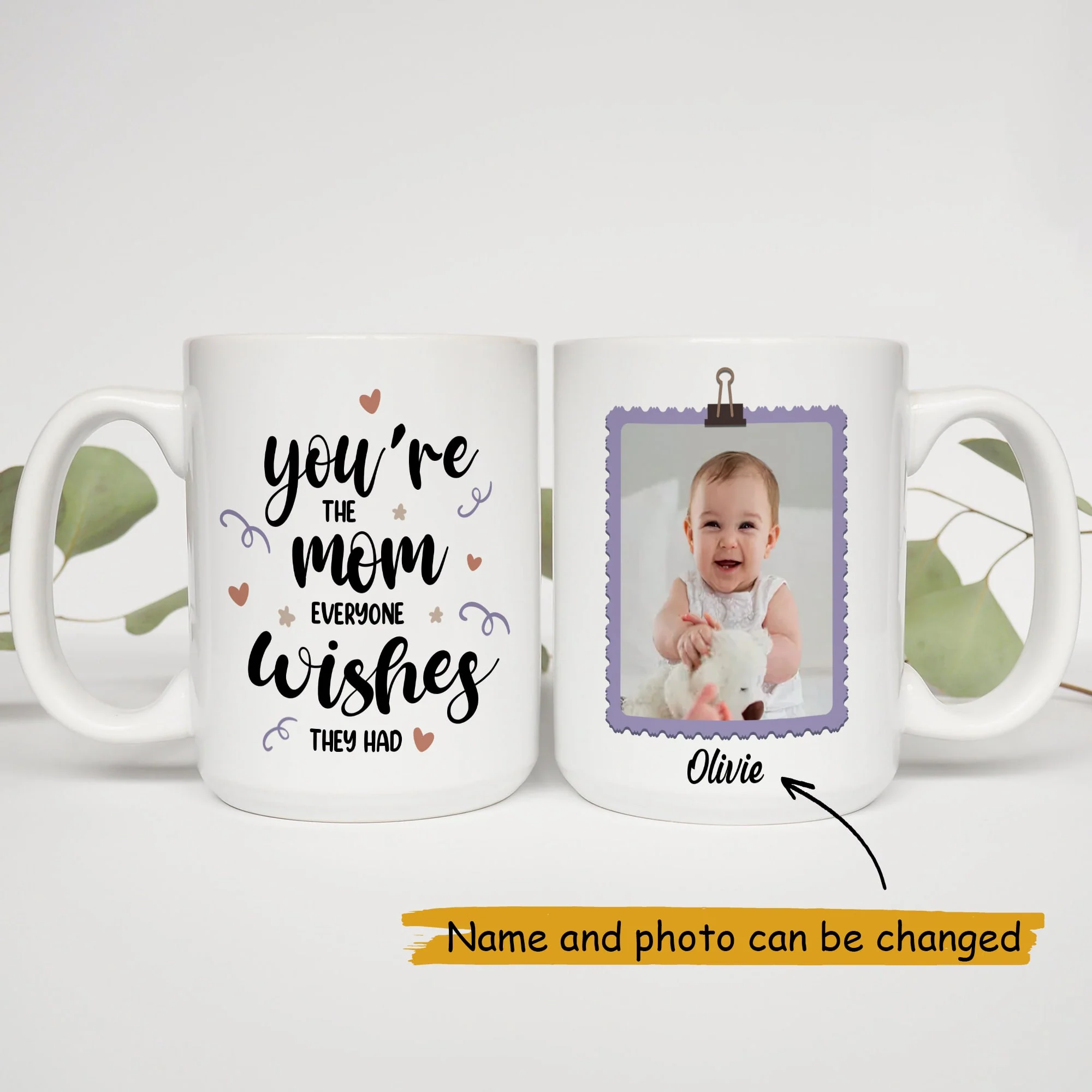 You're The Mom Everyone Wishes They Had Personalized Mug - Image 3