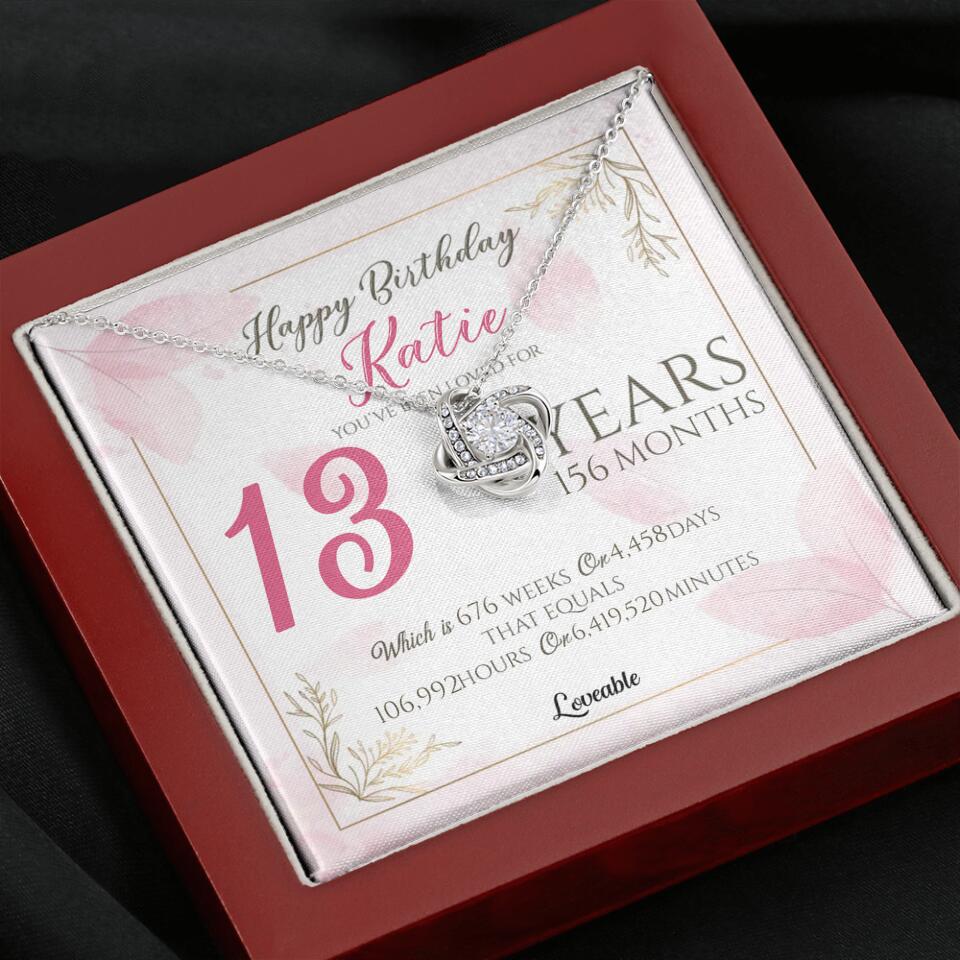 You've Been Loved For Years Personalized Necklaces Birthday Gift For Daughter - Image 10