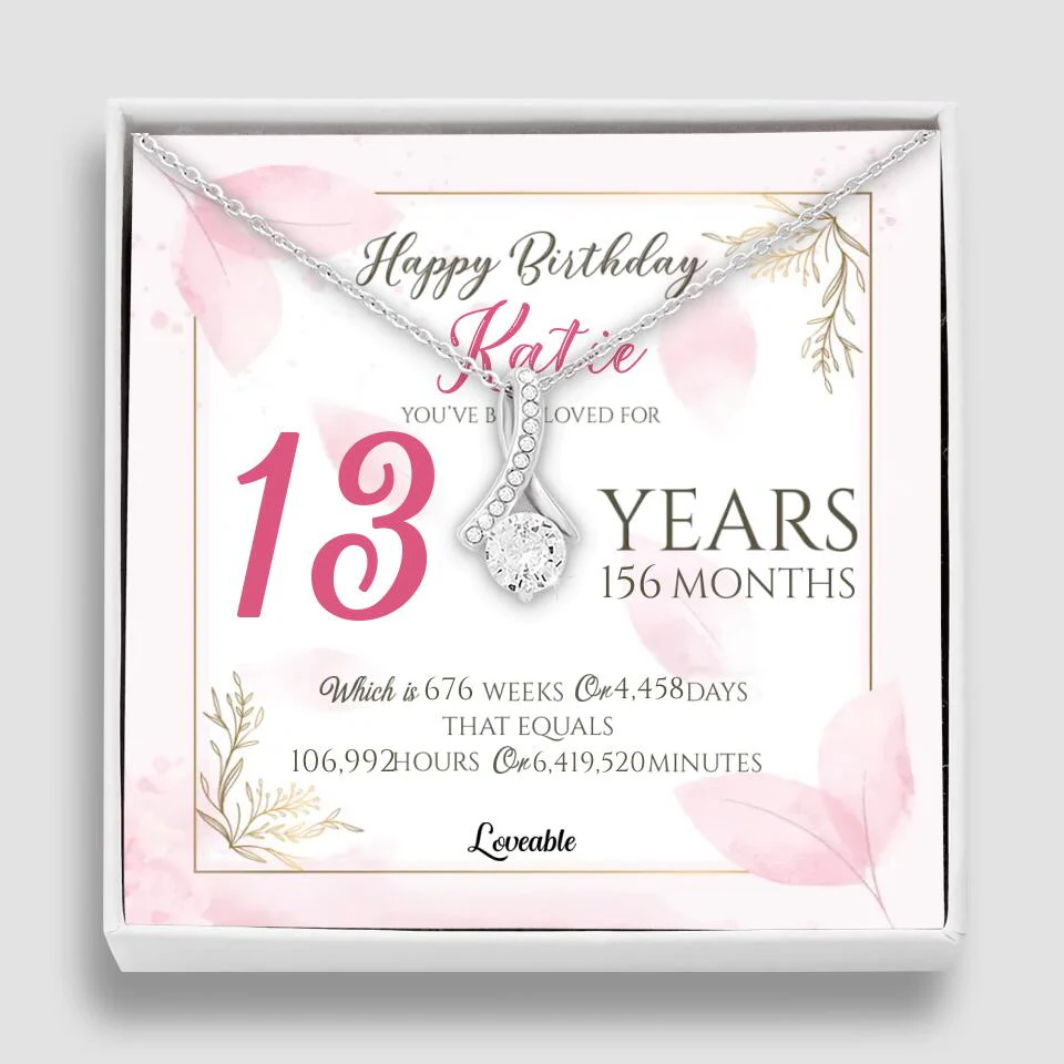 You've Been Loved For Years Personalized Necklaces Birthday Gift For Daughter - Image 32