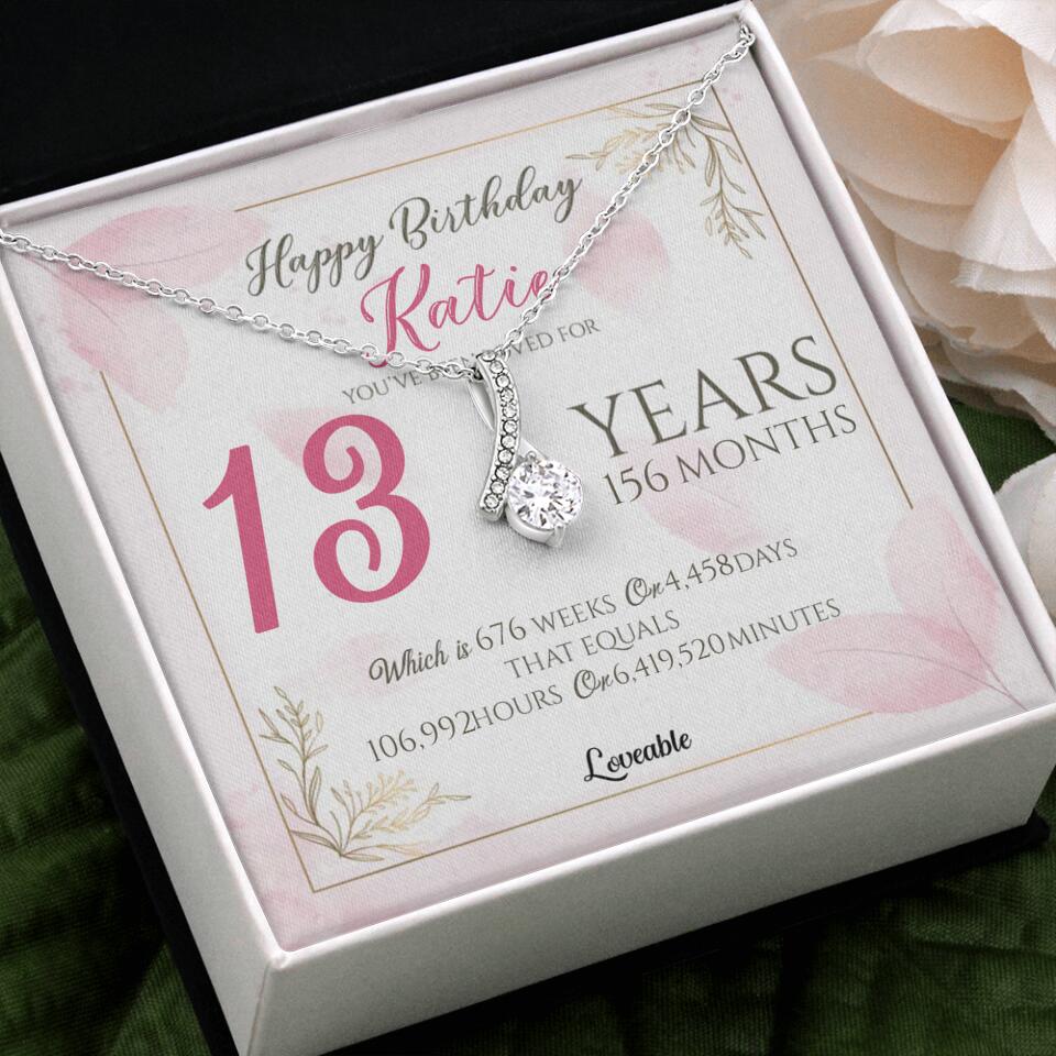 You've Been Loved For Years Personalized Necklaces Birthday Gift For Daughter - Image 33