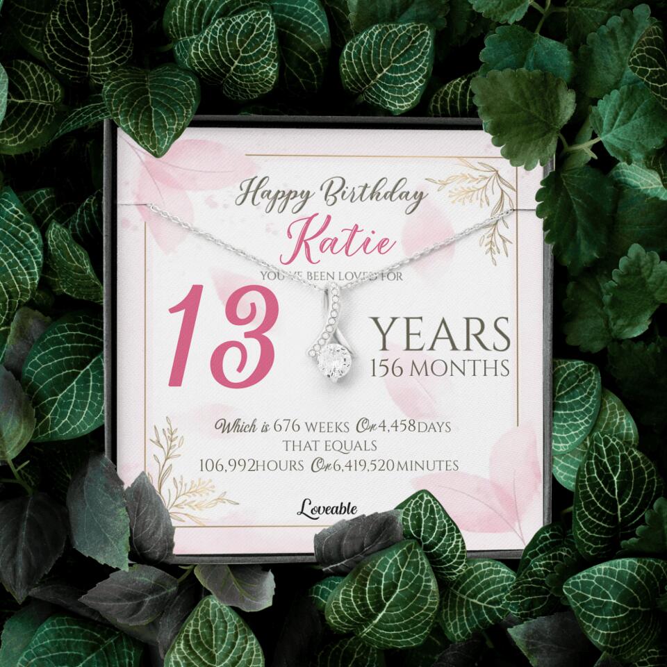 You've Been Loved For Years Personalized Necklaces Birthday Gift For Daughter - Image 34