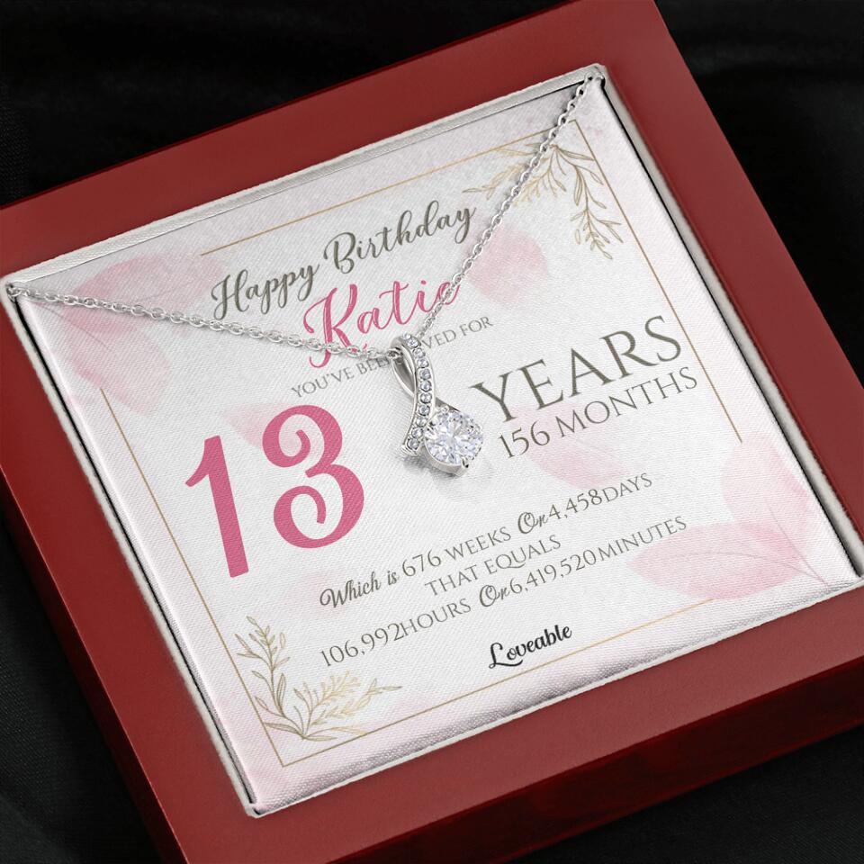 You've Been Loved For Years Personalized Necklaces Birthday Gift For Daughter - Image 38