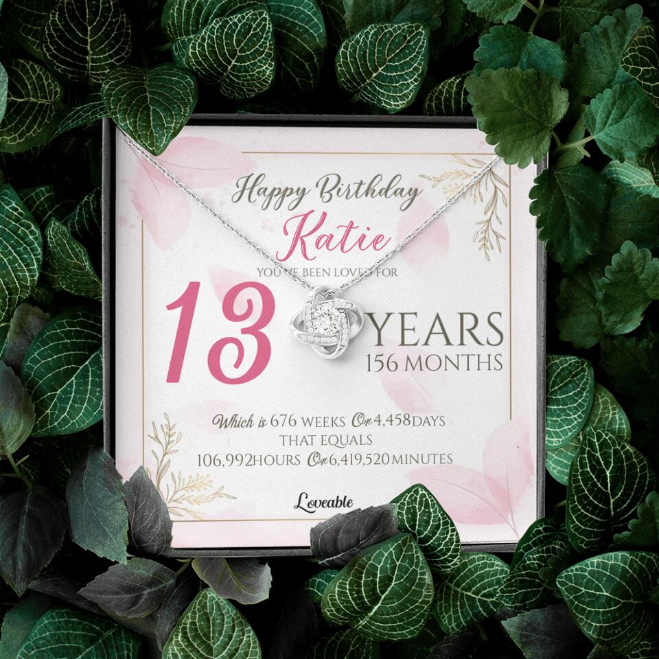 You've Been Loved For Years Personalized Necklaces Birthday Gift For Daughter - Image 7